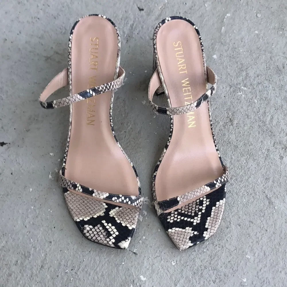 Stuart Weitzman Aleena block sandals